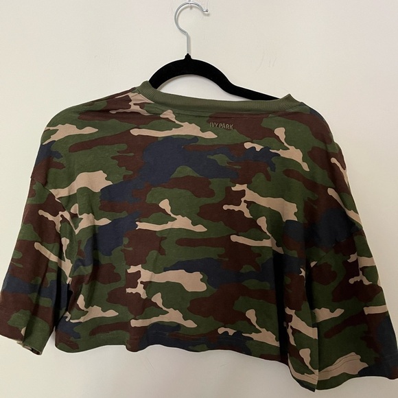 Ivy Park x Adidas Camo Crop Top - Picture 3 of 8